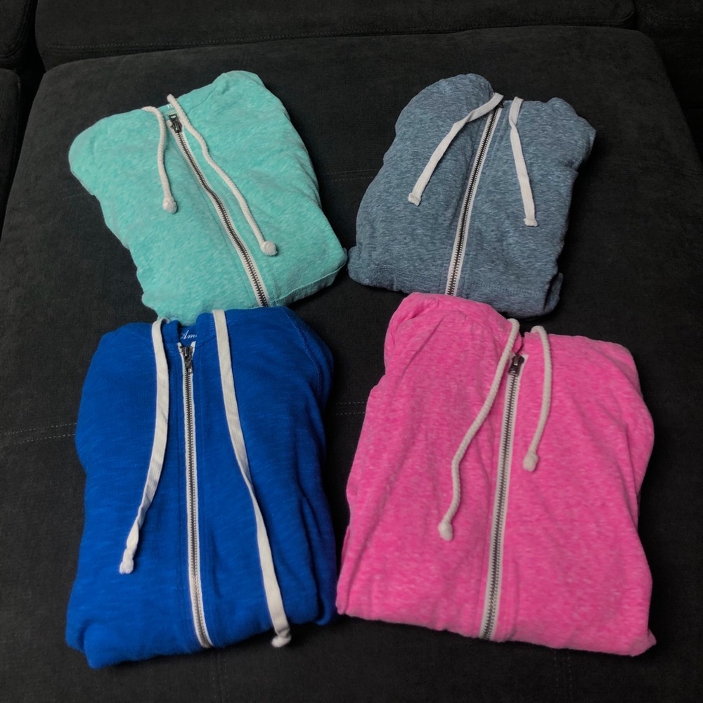 American Eagle & Aeropostal Zip-up Hoodies